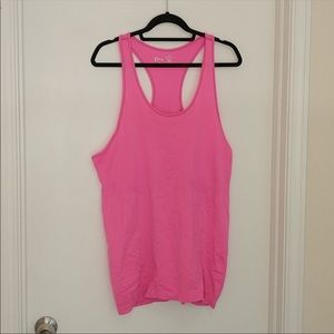 Zyia neon pink workout active wear tank top